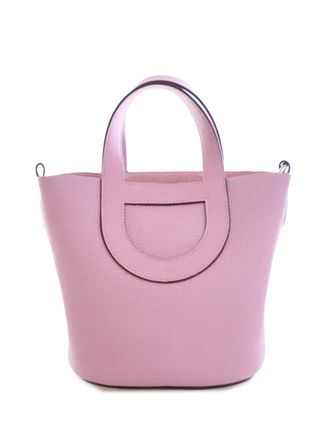 Herm&egrave;s 2023 Clemence and Swift In The Loop 18 handbag - Pink
