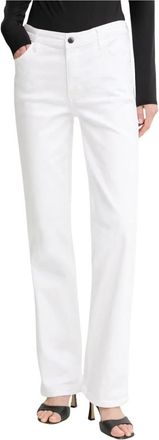 Guess Straight Jeans - Dames - Regular Fit Jeans - Wit - W27 L32 - Katoen - Jeans