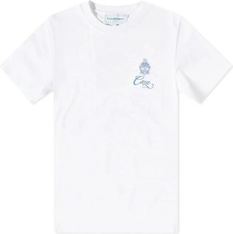 Casablanca Jacht T-shirt - Heren - T-shirts - Wit - 2XL - Katoen - Tops