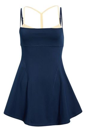 Free People FP Movement Baseline Tennis Dress in Midnight Navy Combo at Nordstrom, Size X-Large