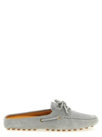 Tod's Grey Solid Loafers