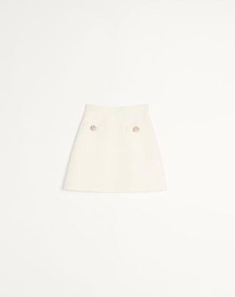 Valentino Crepe Couture Skirt Wo