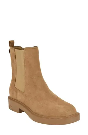 Guess Fynli Chelsea Boot in Taupe at Nordstrom, Size 6.5