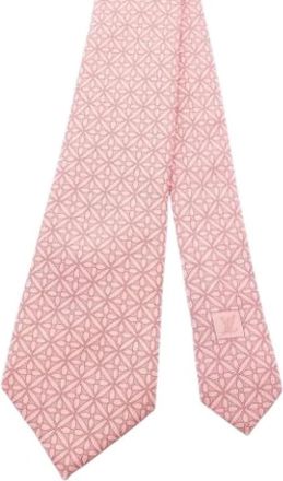Louis Vuitton Pre-owned Vintage Cravat - Heren - Vintage Accessoires - Roze - ONE Size - Vintage