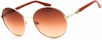 Guess Brown Gradient Round Mens Sunglasses GU00260 32F 56