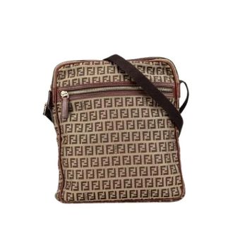Fendi Pre-owned Cross Body Bags, female, Brown, Size: ONE SIZE Pre-owned Crossbody Bag