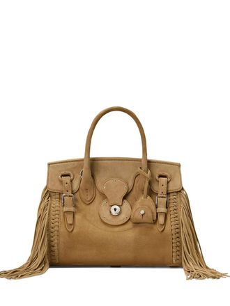 Ralph Lauren Collection small Ricky 27 fringed leather tote bag - women - Suede - One Size - Brown