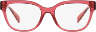 Versace VE33385409 Round Full Rim Eyeglasses - Red