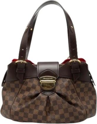 Louis Vuitton Pre-owned Handbags, female, Brown, Size: ONE SIZE Pre-owned Sistina PM