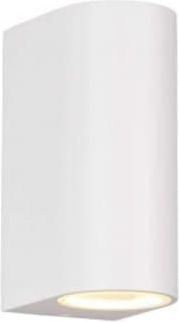 Trio Leuchten Aplique Cilindro Doble Emisión GU10 Roya Blanco IP44 Trio Lighting