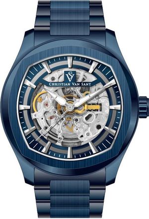 Christian Van Sant Romeo Automatic Blue Dial Mens Watch CV9511