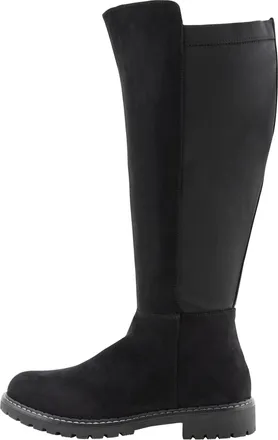 Sheego Weitschaftstiefel SHEEGO, Damen, Gr. 37, XXL-Schaft, schwarz, Lederimitat, Schuhe Weitschaftstiefel