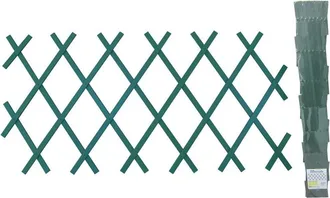 Trade Shop Trade Shop - Traliccio Rete In Vimini Bamboo 100x200cm Estensibile Verde Piante Rampicanti