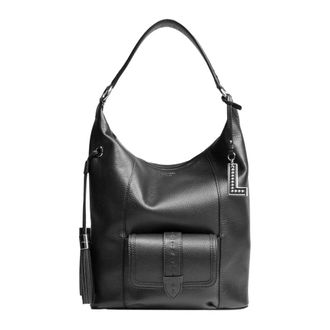 Lancel Zwarte Schoudertas 1Er Flirt - Dames - Schoudertassen - Zwart - ONE Size - Leer - Tassen
