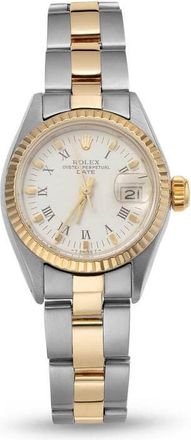 Rolex Pre-owned Rolex Datejust Automatic Chronometer White Dial Ladies Watch 69173 WRO