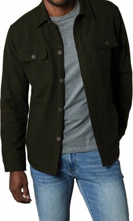 The Normal Brand Brightside Flannel Lined Workwear Jacket In Green