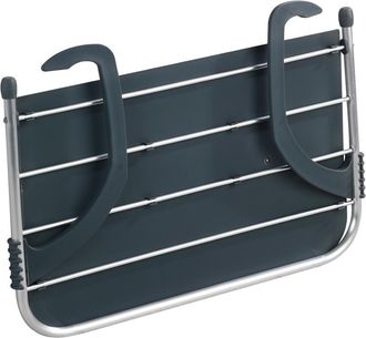 WENKO Maximex Tendedero Y Estante Gris Aluminio Moderno