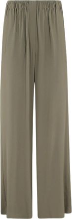 Federica Tosi Fluid Wide-Leg Trousers With Elastic Waistband