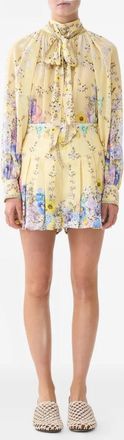 Camilla Womens Darling Buds Pussy-Bow Blouse Ss26 W