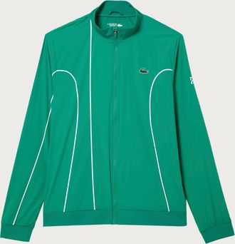 Lacoste Mens Novak Djokovic Ceremony Jacket in Green - Size Small/Medium