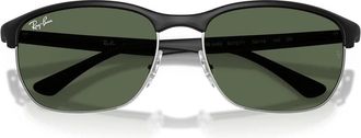 Ray-Ban Vierkante Zonnebril - unisex - Zonnebrillen - Zwart - 59 MM - Accessoires