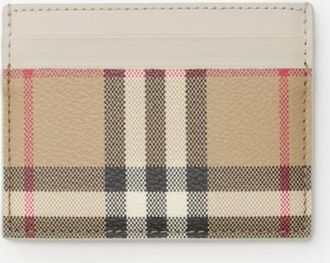 Burberry Check Card Case