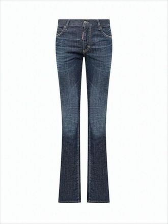 Dsquared2 Mid-Rise Flared Denim Pants