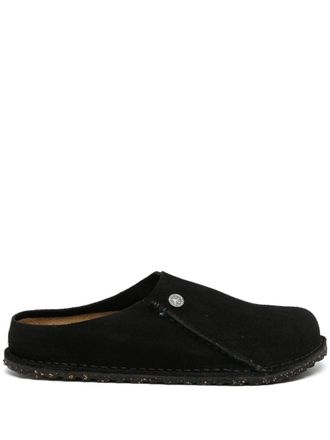 Birkenstock Zermatt Premium suède slippers - Zwart