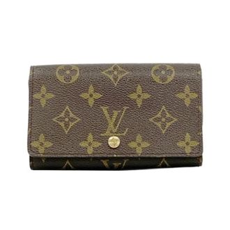 Louis Vuitton Pre-owned Wallets, female, Brown, Size: ONE SIZE Pre-owned Vintage Canvas Bi-fold Wallet
