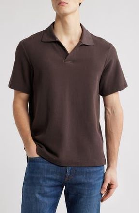 Frame Denim Jacquard Polo in Brown at Nordstrom Rack, Size X-Small