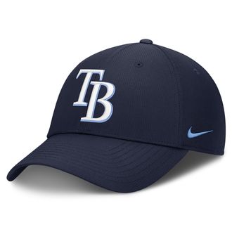 Nike Tampa Bay Rays Club Nike Mens Dri-FIT MLB Adjustable Hat in Blue | NB0241STPA-T0X