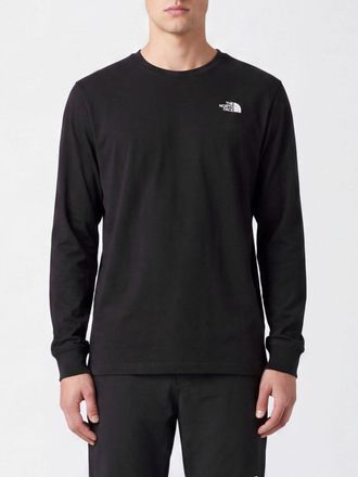 The North Face T-shirt a maniche lunghe in misto cotone con logo ricamato