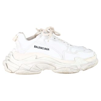 Balenciaga Balenciaga Triple S Sneakers in Witte Polyester