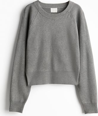 H&M Kurzpullover - Grau