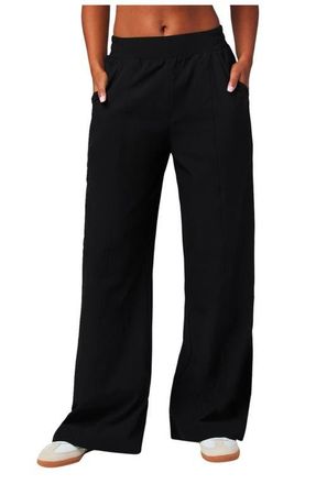 Fabletics Downtown Wide Leg Pant in Black at Nordstrom, Size Xx-Large 30