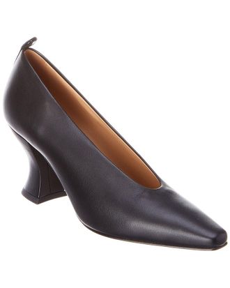 Bottega Veneta Almond Toe Leather Pump