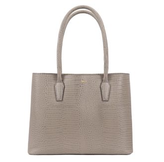 Paul Costelloe Womens Halti Leather Shoulder Bag - Grey - One Size