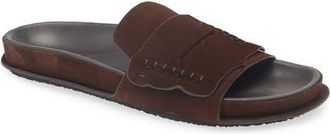 Jacquemus Les Sandales Mocassin Slide Sandal in Dark Brown 880 at Nordstrom, Size 10Us
