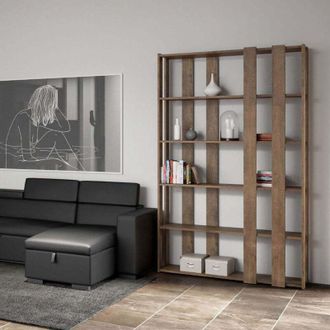 Itamoby Librer&iacute;a De Pared Dise&ntilde;o Moderno Madera 6 Estantes Sal&oacute;n Kato E Small Wood