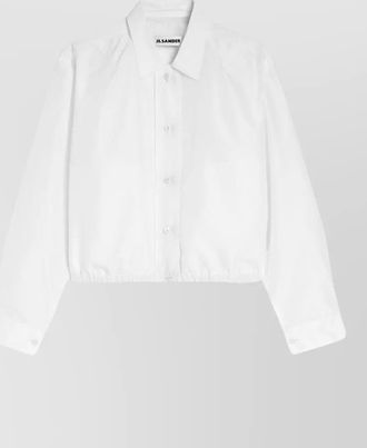 Jil Sander cropped blouson jacket