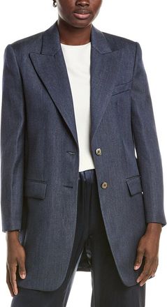 Michael Kors Mohair & Silk-Blend Boyfriend Blazer
