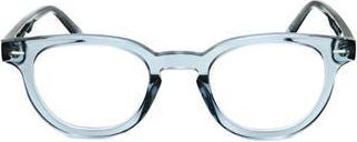 Retro Superfuture 53mm Rectangular Reading Glasses in Blue at Nordstrom Rack