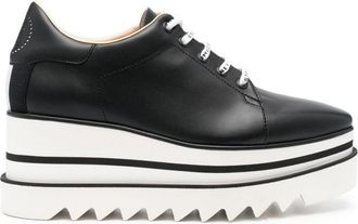 Stella McCartney Black Sneak-Elyse Platform Sneakers