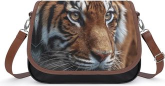 Generic Tiger Face Fashion Womens Crossbody Bags Novelty Handbag Shoulder Bag Purse