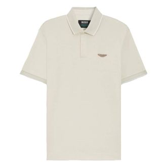 HUGO BOSS Boss X Aston Martin Polo Shirt In Wool-Cotton Pique, Size XX-Large
