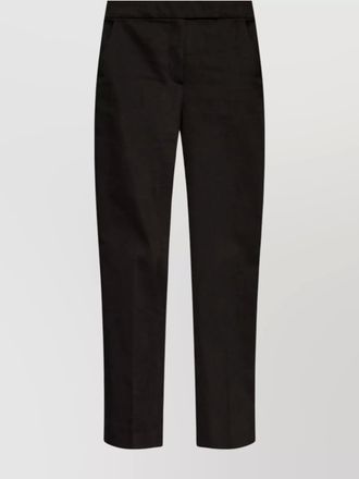 Max Mara cropped ankle trousers tapered hem