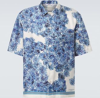 Givenchy Camicia Couture Seam in twill di seta