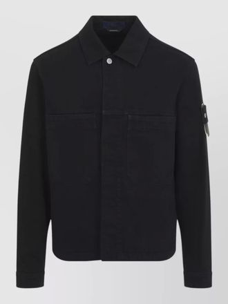 Stone Island cotton single breasted coat