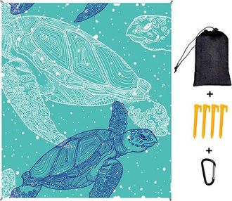 OEM Toalla De Playa De Microfibra - 210 X 140 Cm - Impermeable - Ideal Para Picnics Al Aire Libre - Estilo A