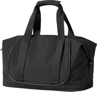 Generic Travel Bags Women Large Size Capacity Sports Fitness Storage Bag Foldable Duffle Suit,Compatible For Shoulder Handbag(Dark Night Black)